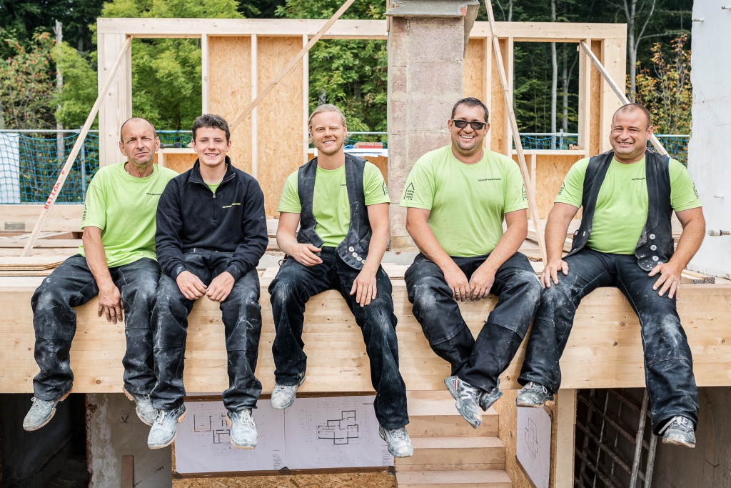 Fotoshooting auf der Baustelle