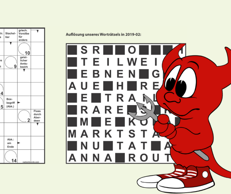Fehlerteufel im Rästel