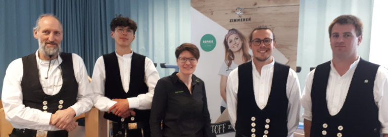 Zimmerei Wiedmer auf der Berufsinformationsböse