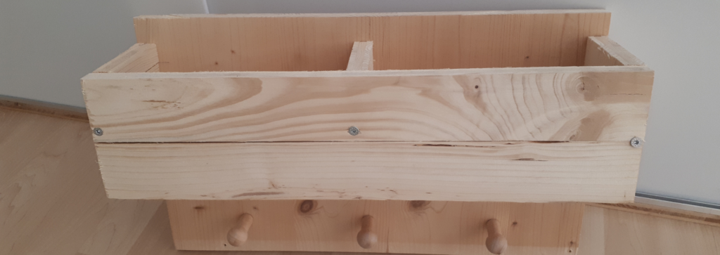 Garderobenkiste für das Ferienprogramm der Zimmerei Wiedmer aus Achstetten