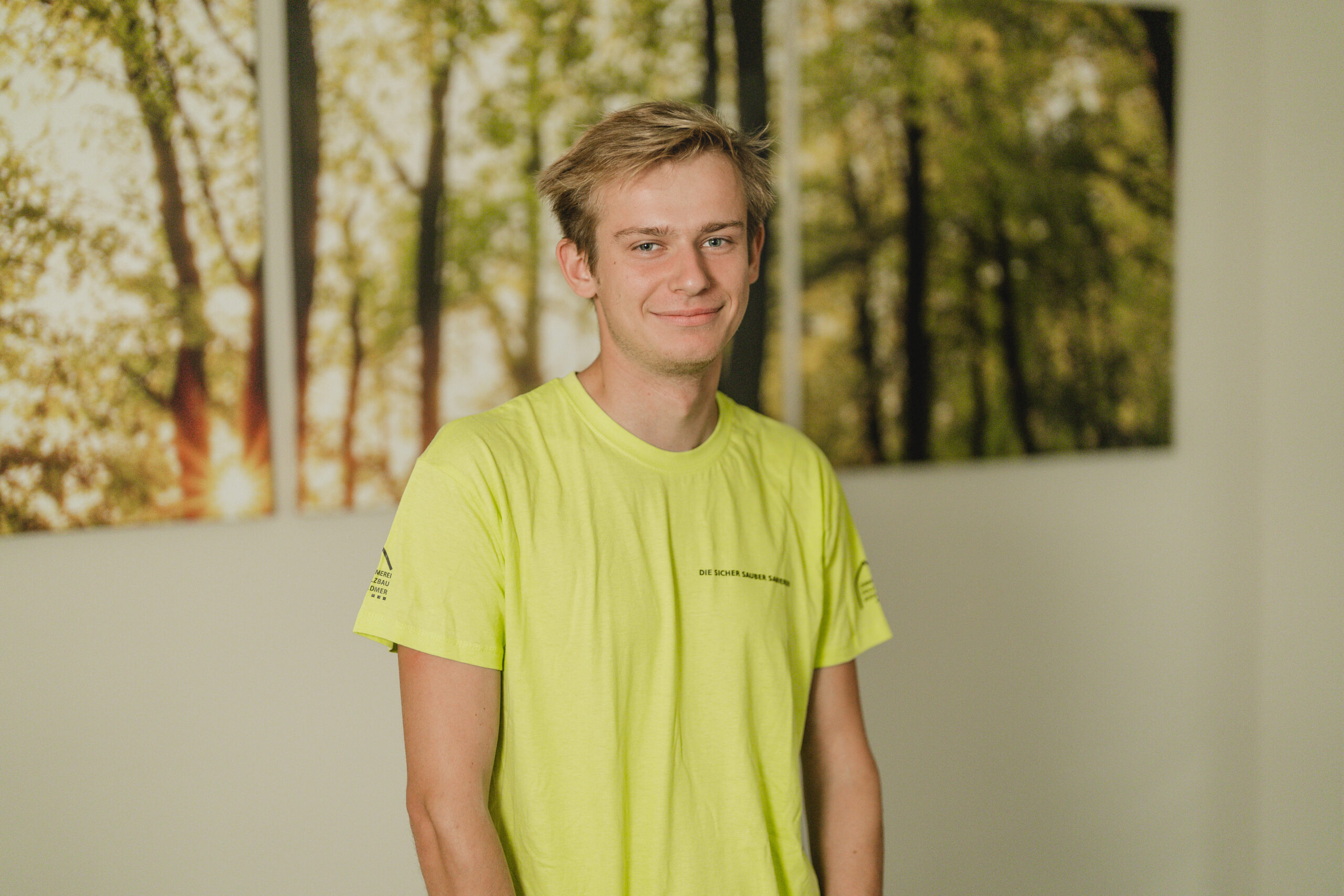 Zimmerer Marc vom Team der Zimmerei Wiedmer aus Achstetten